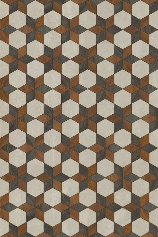 Artisanry - Illuminated - Radio Star 24x36 Vintage Vinyl Floorcloth