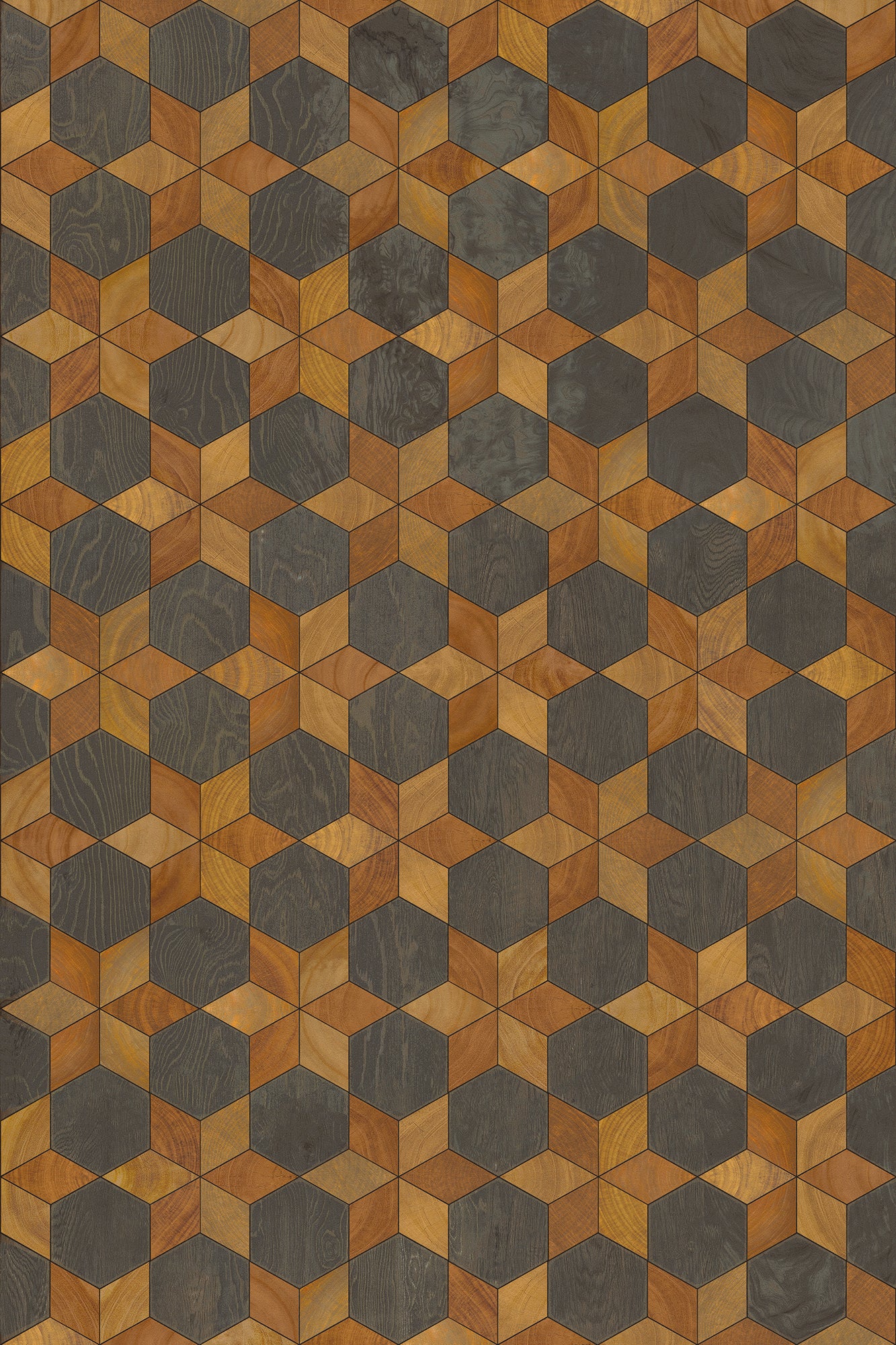 Artisanry - Illuminated - The Prettiest Star 24x36 Vintage Vinyl Floorcloth