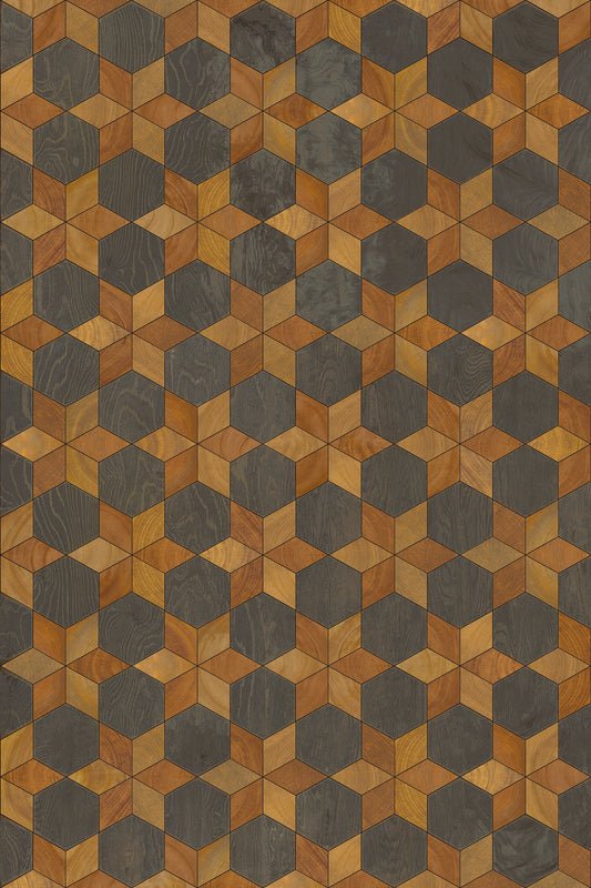 Artisanry - Illuminated - The Prettiest Star 24x36 Vintage Vinyl Floorcloth