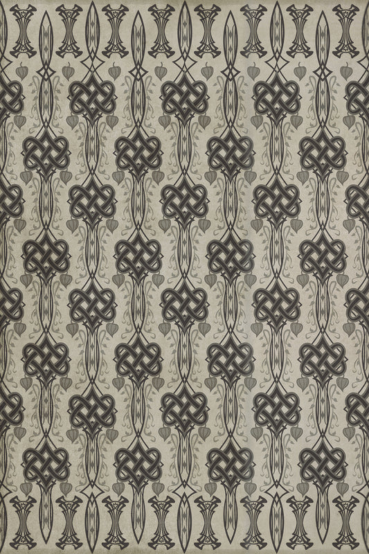 Artisanry - Lord Byron - And Thou Art Dead 24x36 Vintage Vinyl Floorcloth