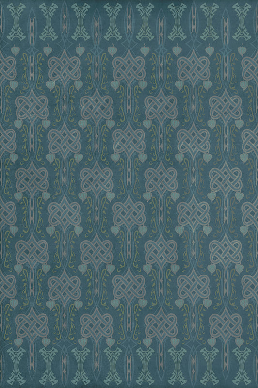 Artisanry - Lord Byron - During A Thunderstorm 24x36 Vintage Vinyl Floorcloth