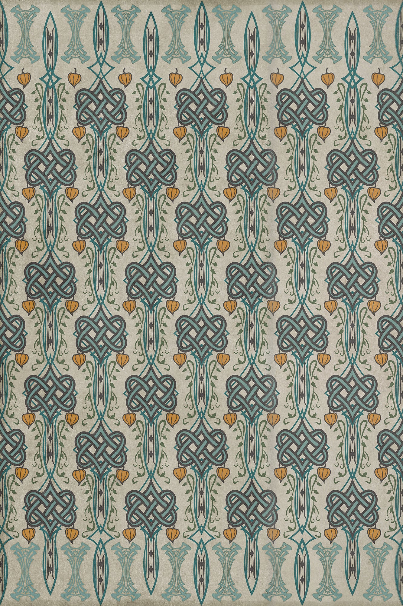 Artisanry - Lord Byron - I Speak Not 24x36 Vintage Vinyl Floorcloth
