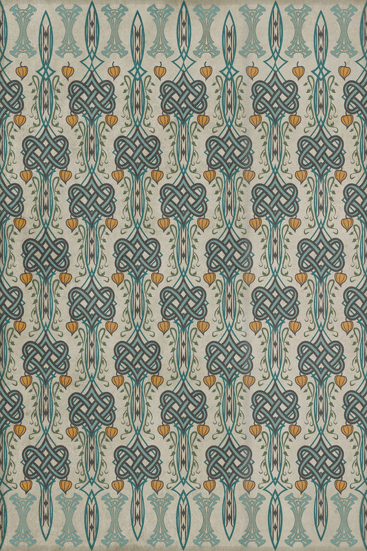 Artisanry - Lord Byron - I Speak Not 24x36 Vintage Vinyl Floorcloth