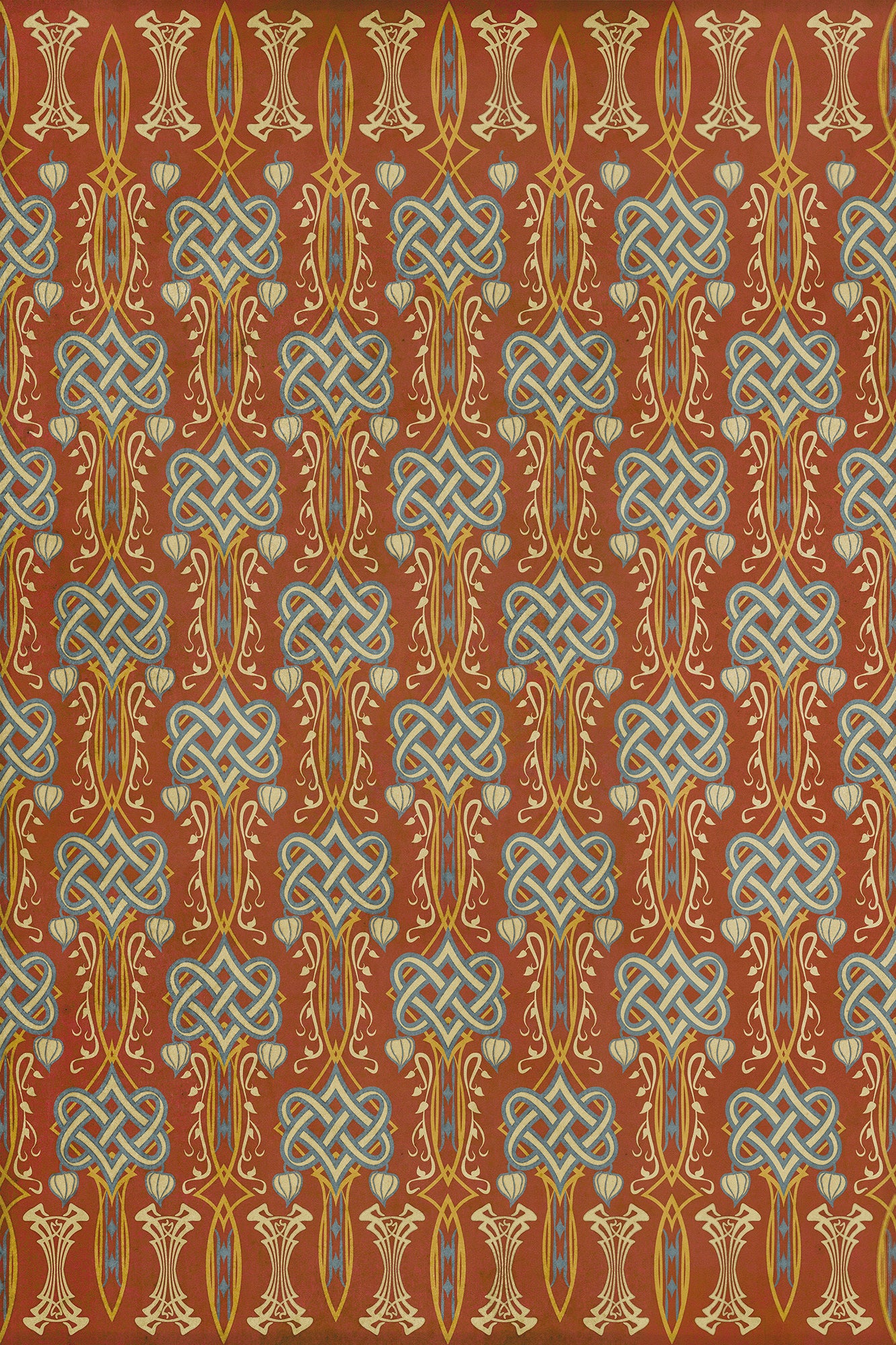 Artisanry - Lord Byron - Love's Last Adieu 24x36 Vintage Vinyl Floorcloth