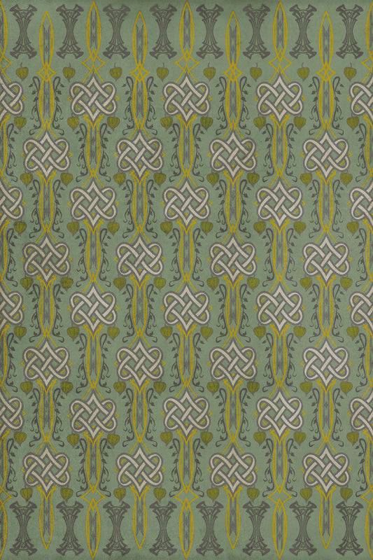 Artisanry - Lord Byron - Solitude 24x36 Vintage Vinyl Floorcloth