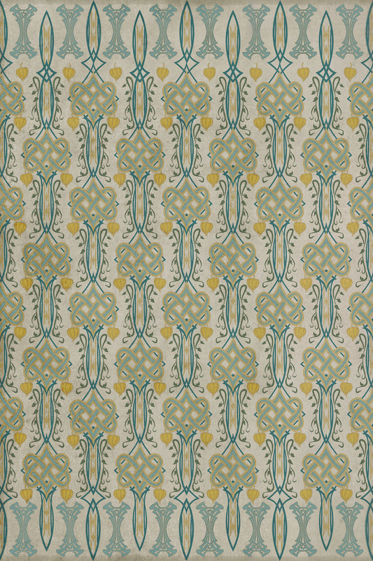 Artisanry - Lord Byron - Young and Fair 24x36 Vintage Vinyl Floorcloth