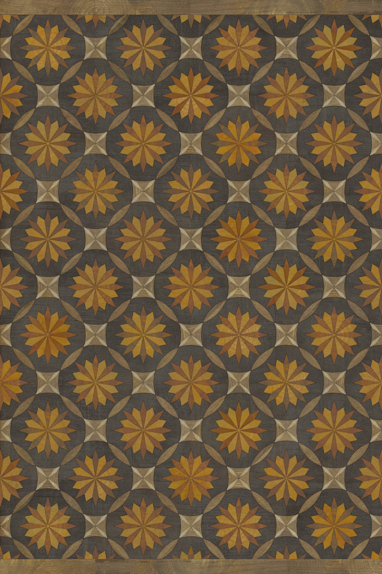 Artisanry - Roycrofter - As it Seems to Me 24x36 Vintage Vinyl Floorcloth