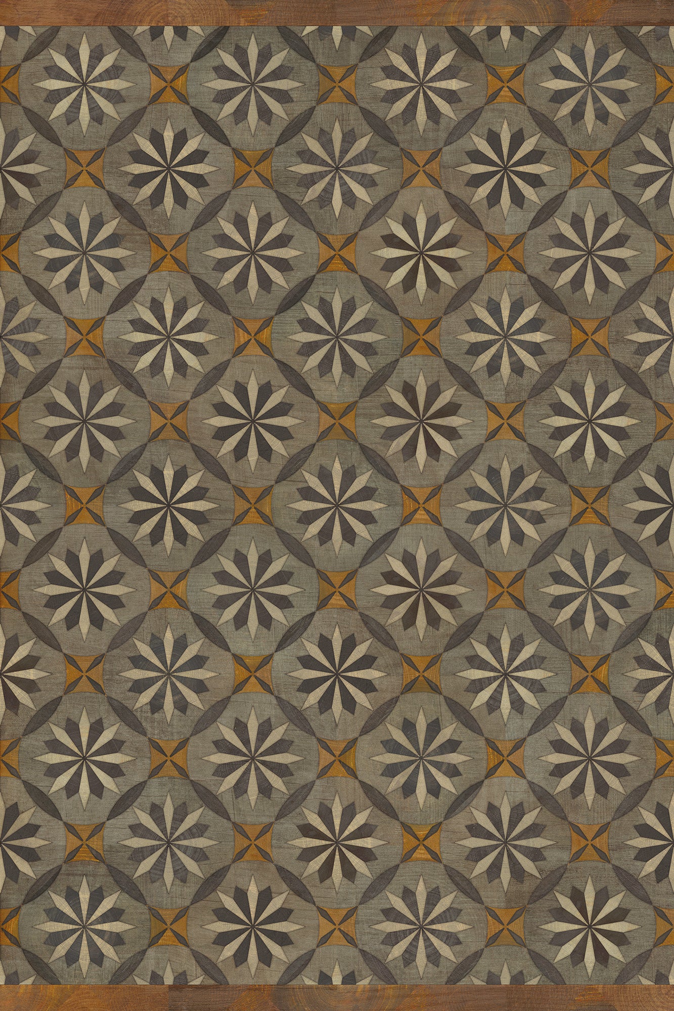 Artisanry - Roycrofter - The Intellectual Life 24x36 Vintage Vinyl Floorcloth