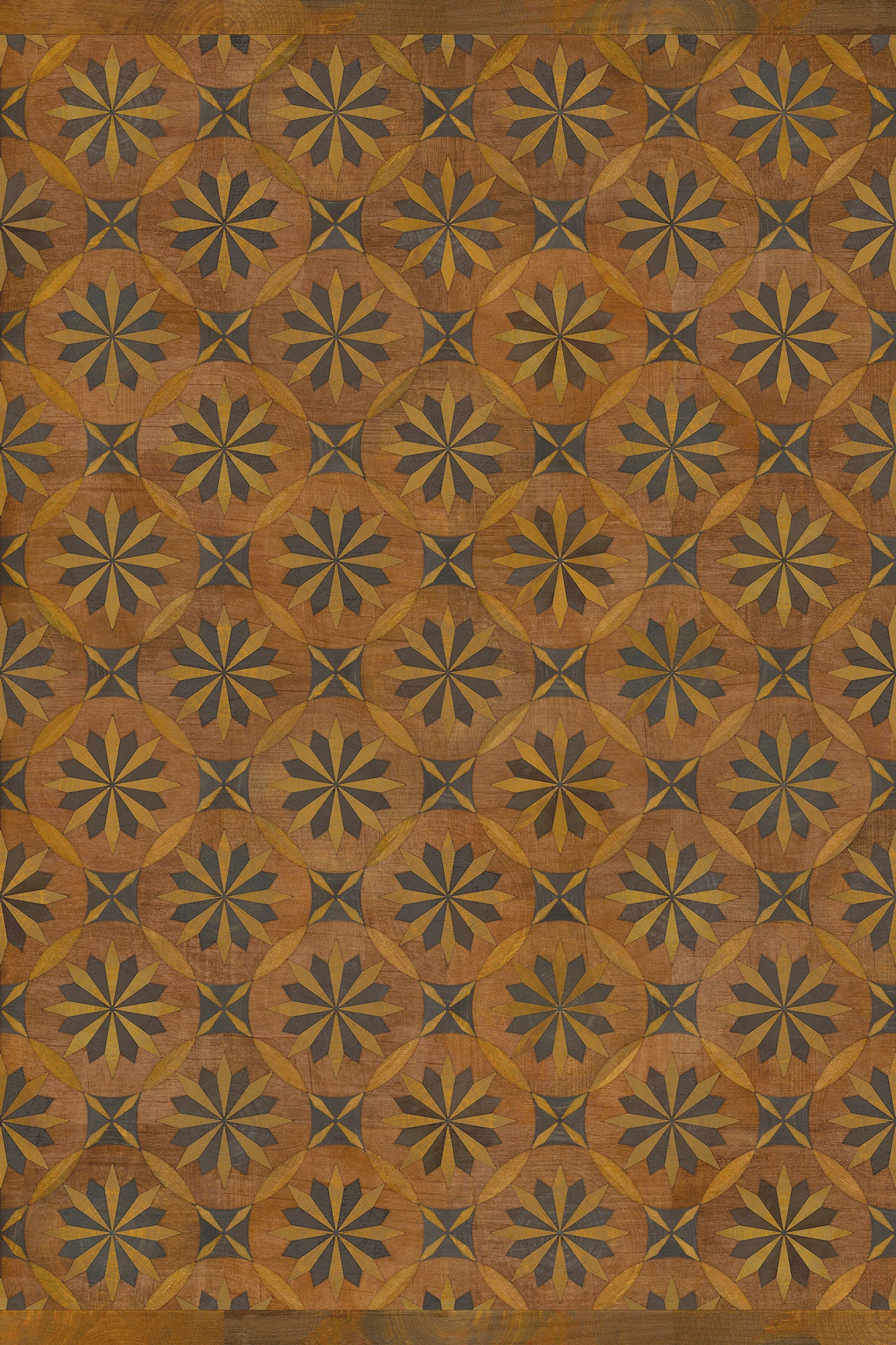 Artisanry - Roycrofter - Time and Chance 24x36 Vintage Vinyl Floorcloth