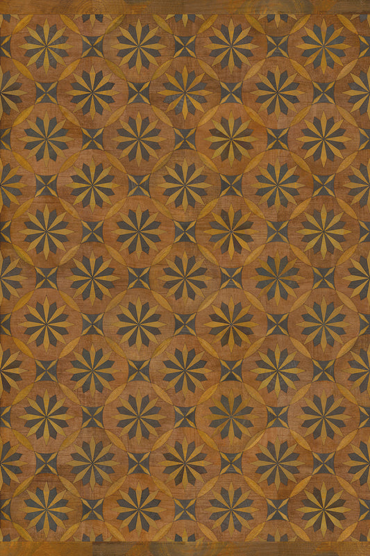 Artisanry - Roycrofter - Time and Chance 24x36 Vintage Vinyl Floorcloth