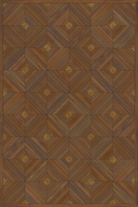 Artisanry - School of Thought - A Proper Study 24x36 Vintage Vinyl Floorcloth