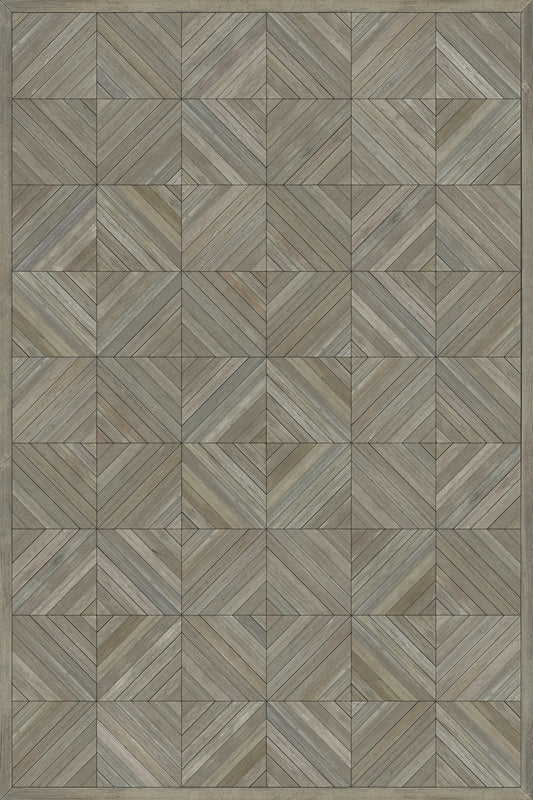 Artisanry - School of Thought - Applying Thought 24x36 Vintage Vinyl Floorcloth