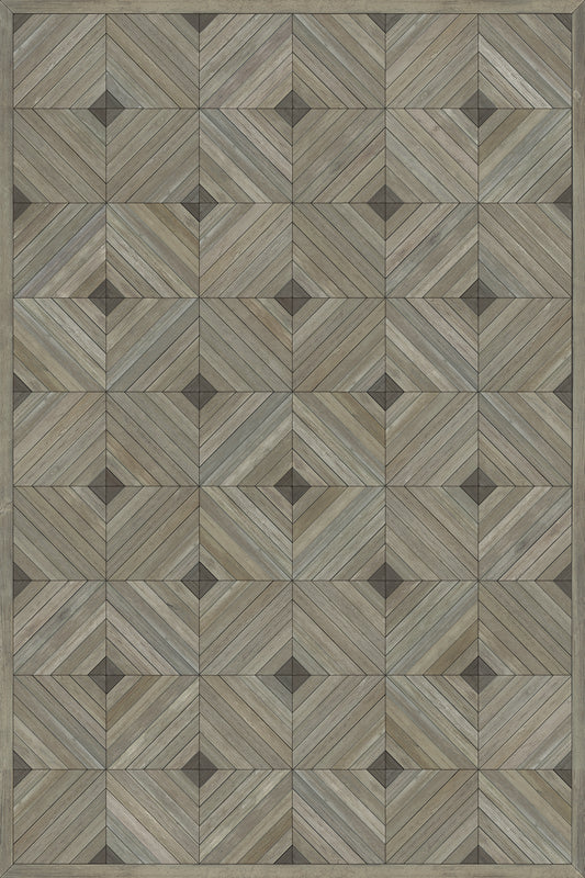 Artisanry - School of Thought - Bright Idea 24x36 Vintage Vinyl Floorcloth