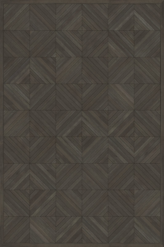 Artisanry - School of Thought - Hold that Thought 24x36 Vintage Vinyl Floorcloth