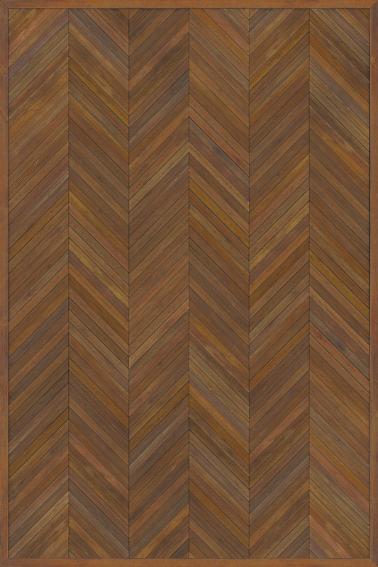 Artisanry - The Legacy - Hand and Brain 24x36 Vintage Vinyl Floorcloth