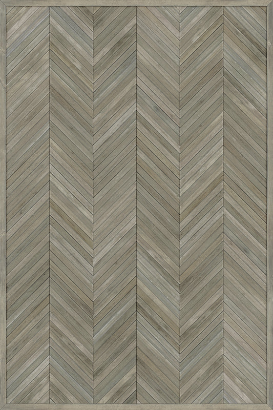 Artisanry - The Legacy - In the Track of the Book Worm 24x36 Vinyl Floorcloth