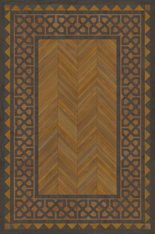 Artisanry - University - Cambridge 24x36 Vintage Vinyl Floorcloth