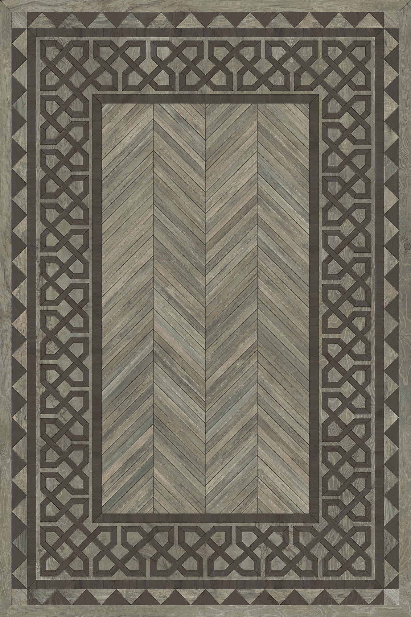Artisanry - University - Columbia 24x36 Vintage Vinyl Floorcloth