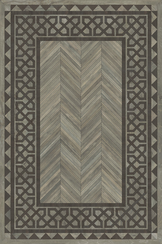 Artisanry - University - Columbia 24x36 Vintage Vinyl Floorcloth