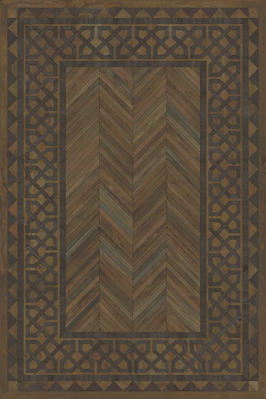 Artisanry - University - Princeton 24x36 Vintage Vinyl Floorcloth