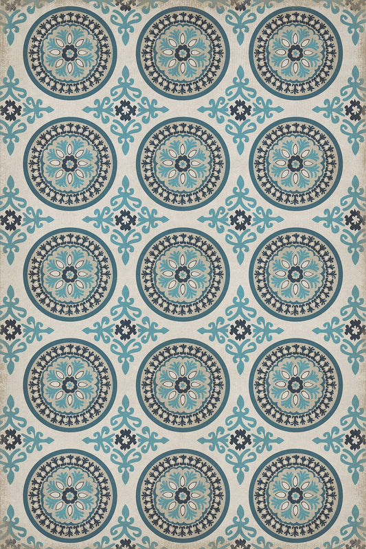 Pattern 43 Epiphany 24x36 Vintage Vinyl Floorcloth