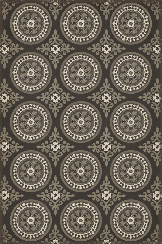 Pattern 43 Karma 24x36 Vintage Vinyl Floorcloth
