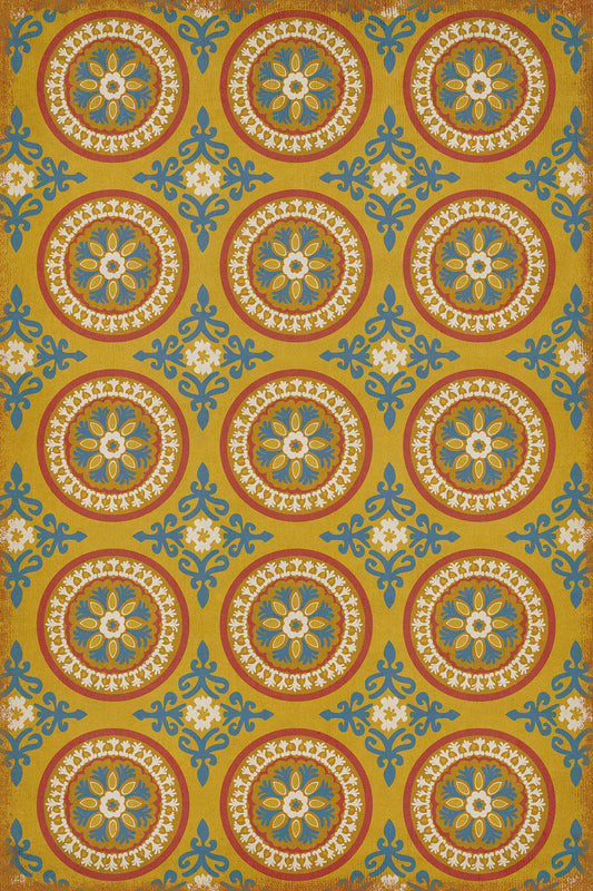 Pattern 43 Sublime 24x36 Vintage Vinyl Floorcloth