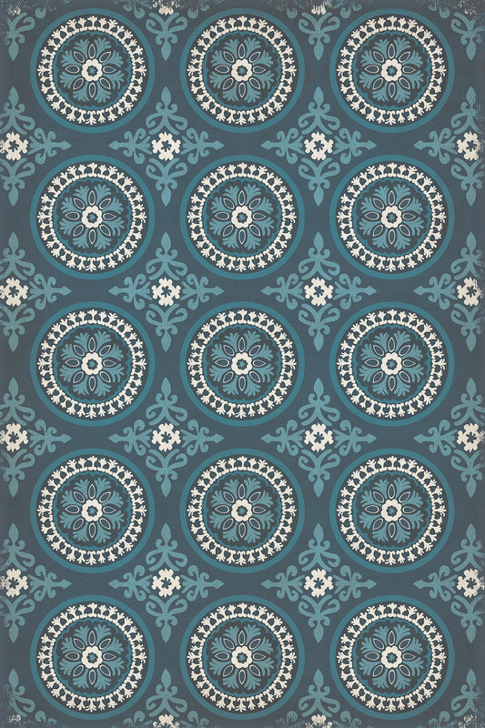 Pattern 43 Zen 24x36 Vintage Vinyl Floorcloth