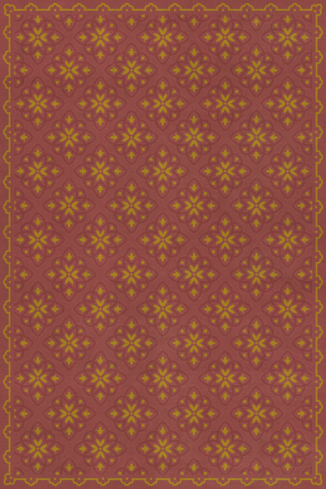 Pattern 45 Miniatus 24x36 Vintage Vinyl Floorcloth