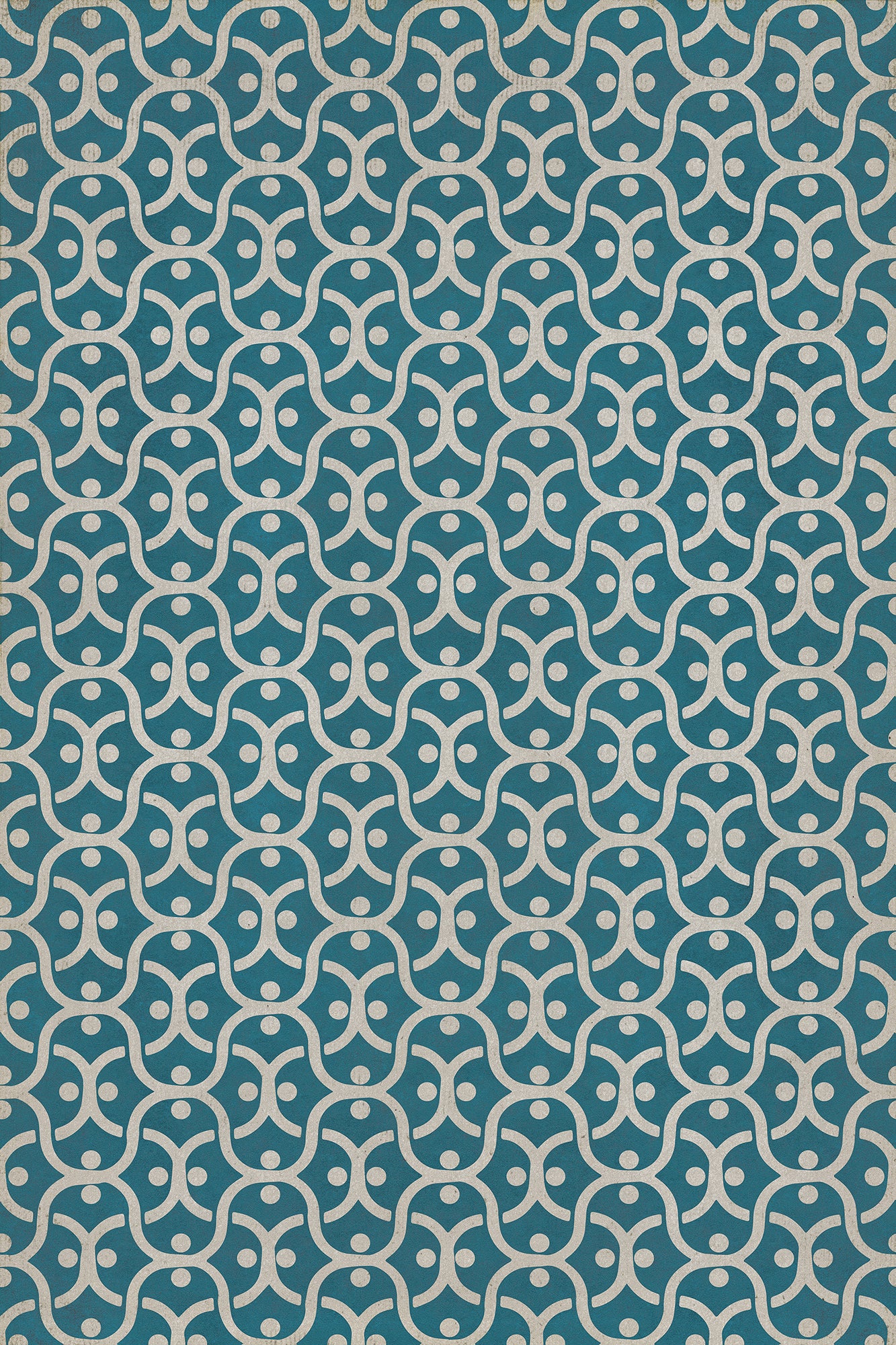 Pattern 47 A Beautiful Mind 24x36 Vintage Vinyl Floorcloth