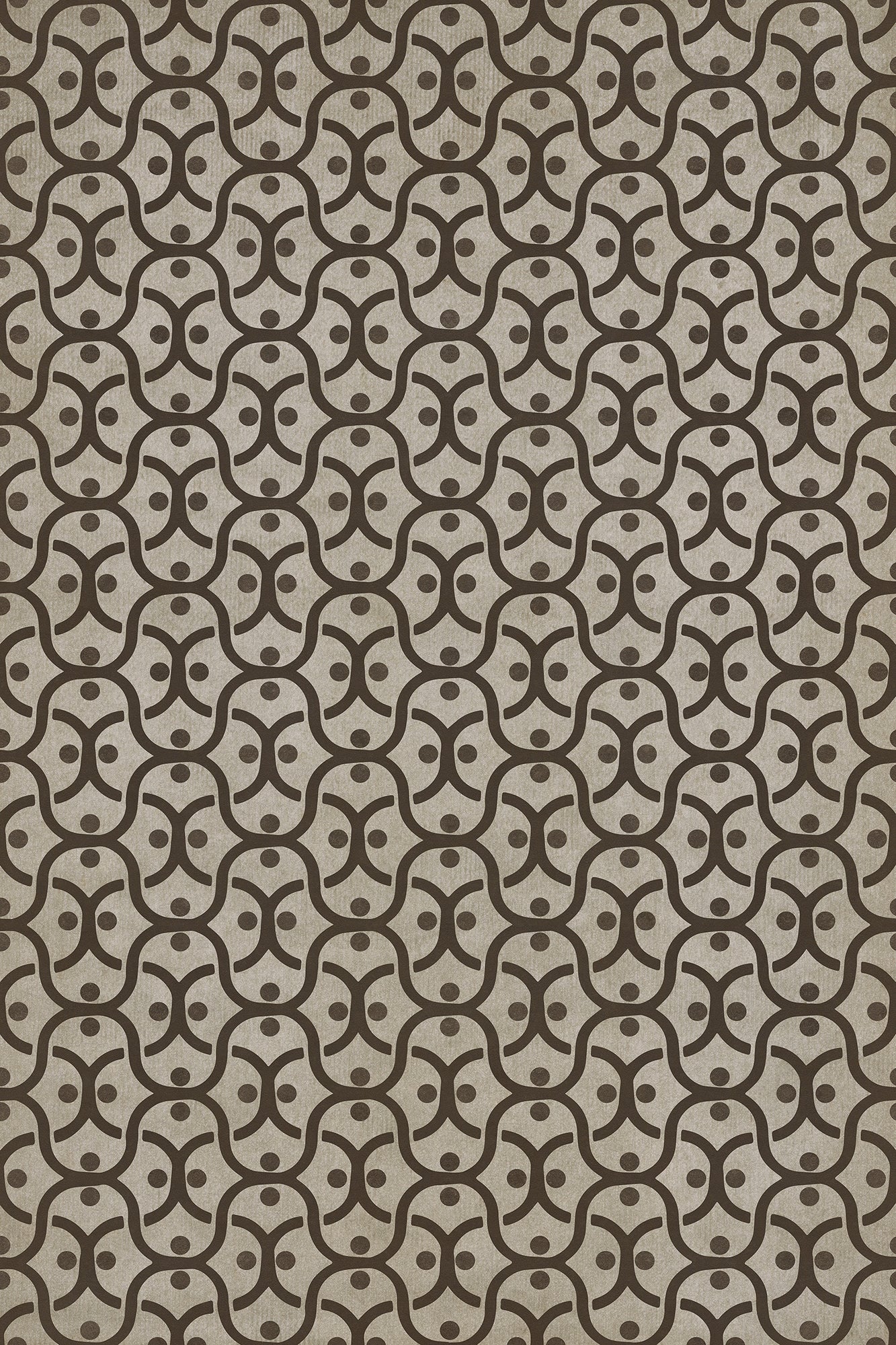 Pattern 47 Wired 24x36 Vintage Vinyl Floorcloth