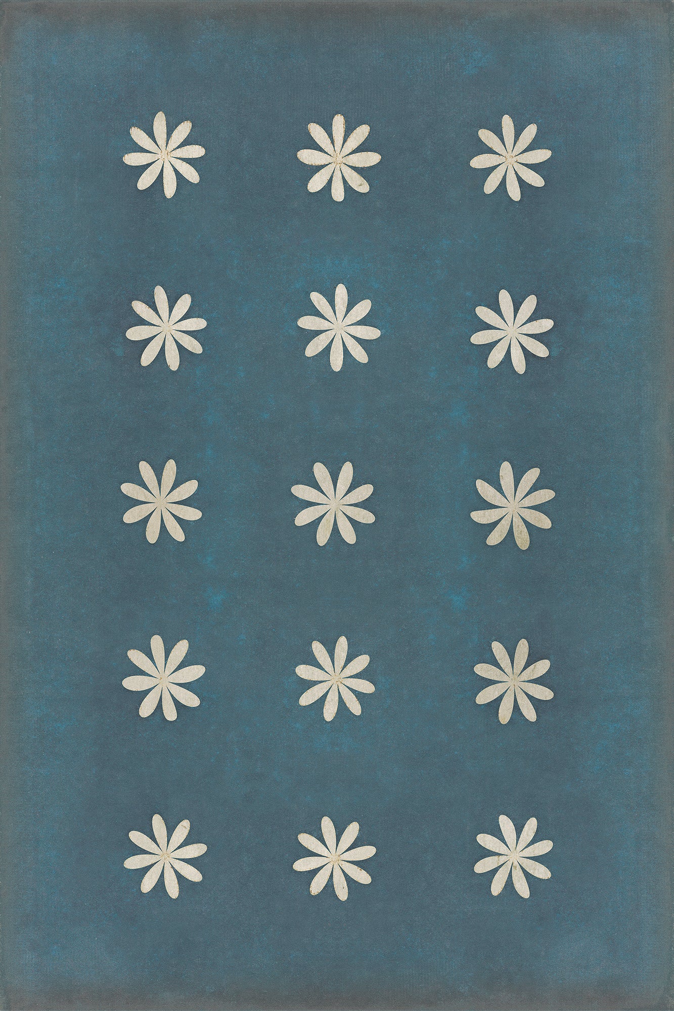 Pattern 48 Kibbutz 24x36 Vintage Vinyl Floorcloth