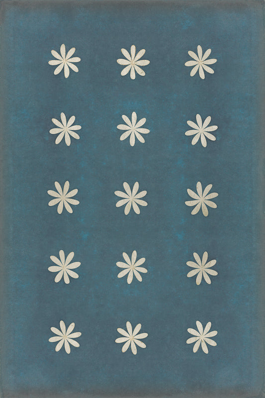 Pattern 48 Kibbutz 24x36 Vintage Vinyl Floorcloth
