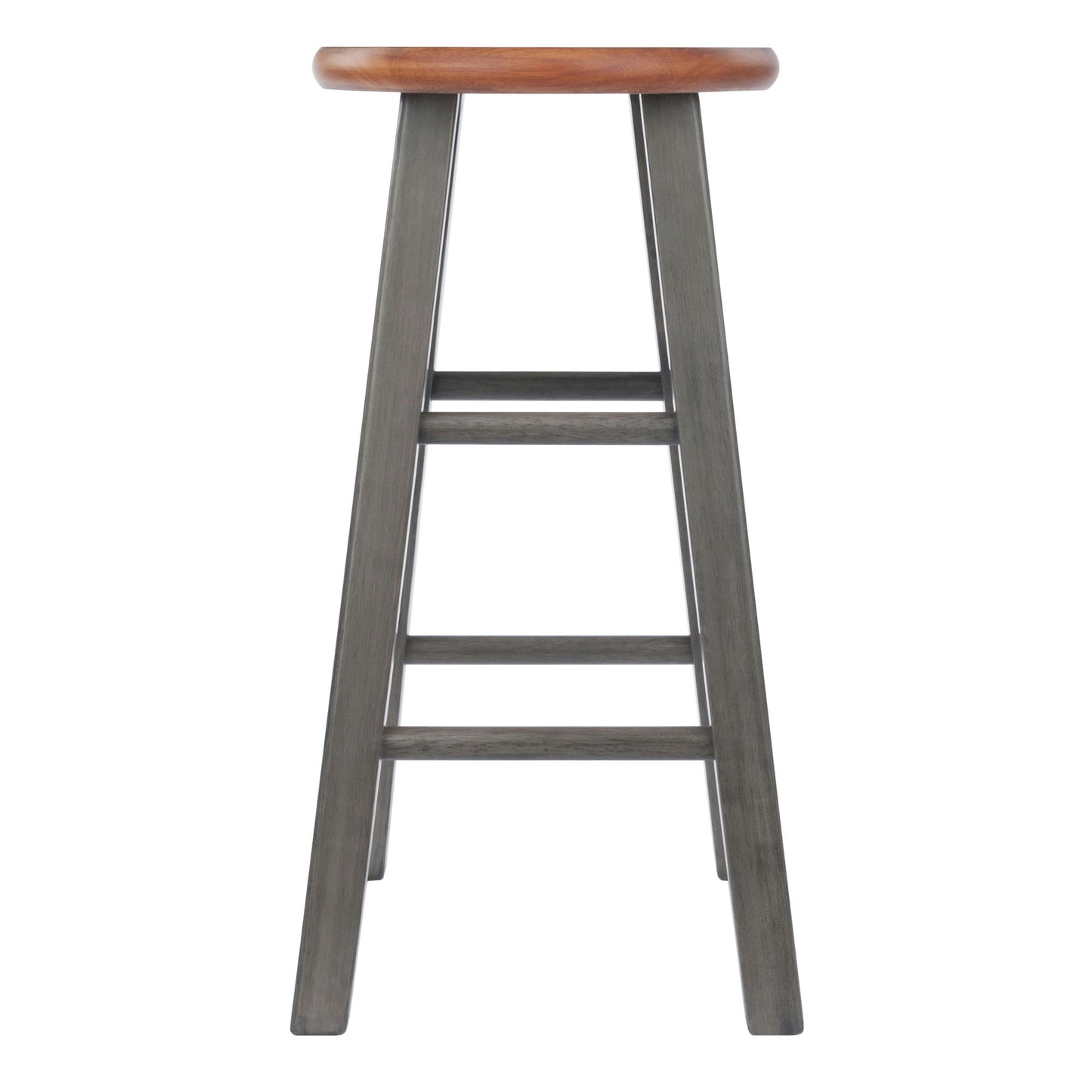 Ivy Counter Stool, Rustic Teak and Gray