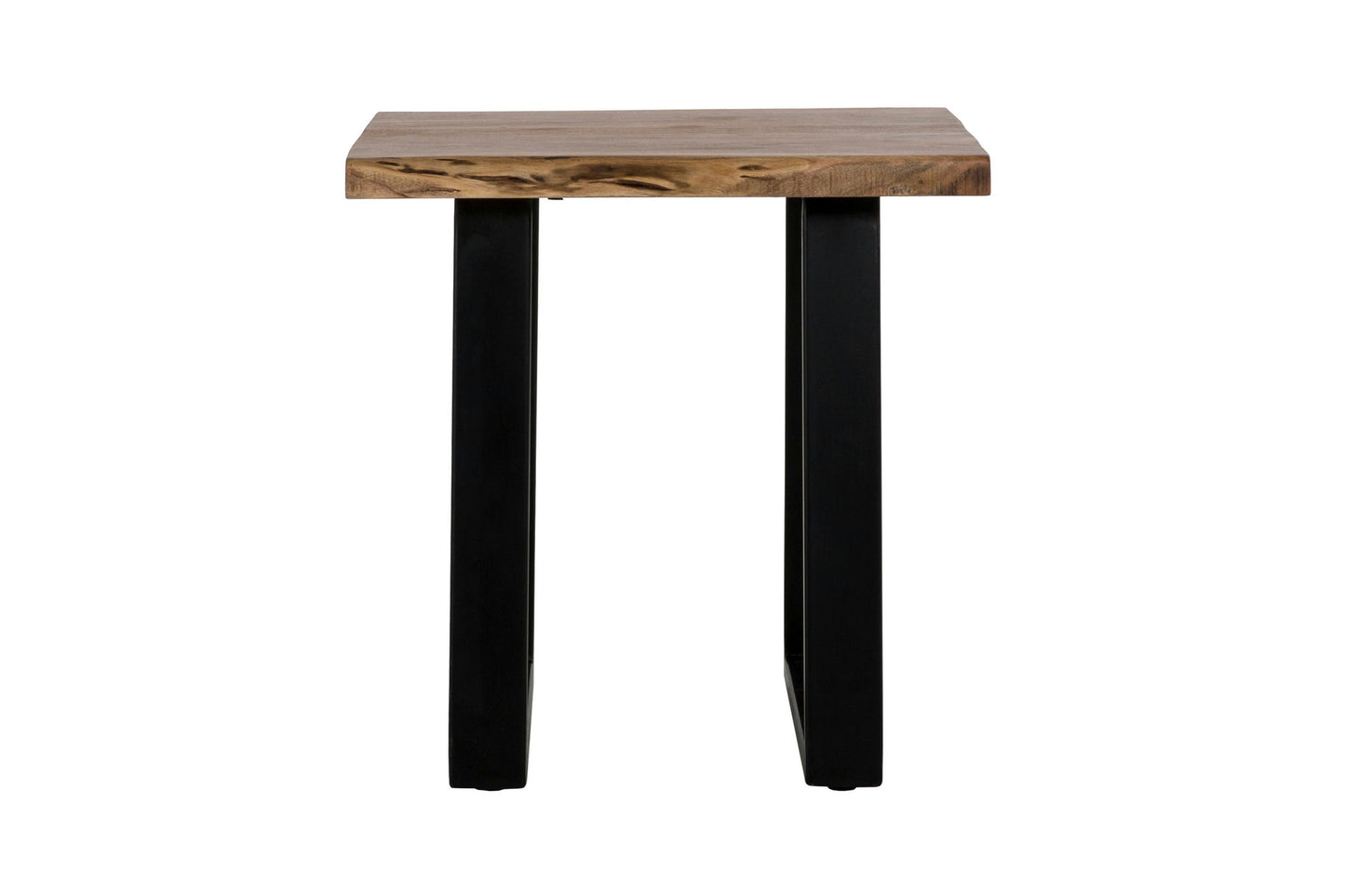 Hamilton Acacia Wood and Iron End Table