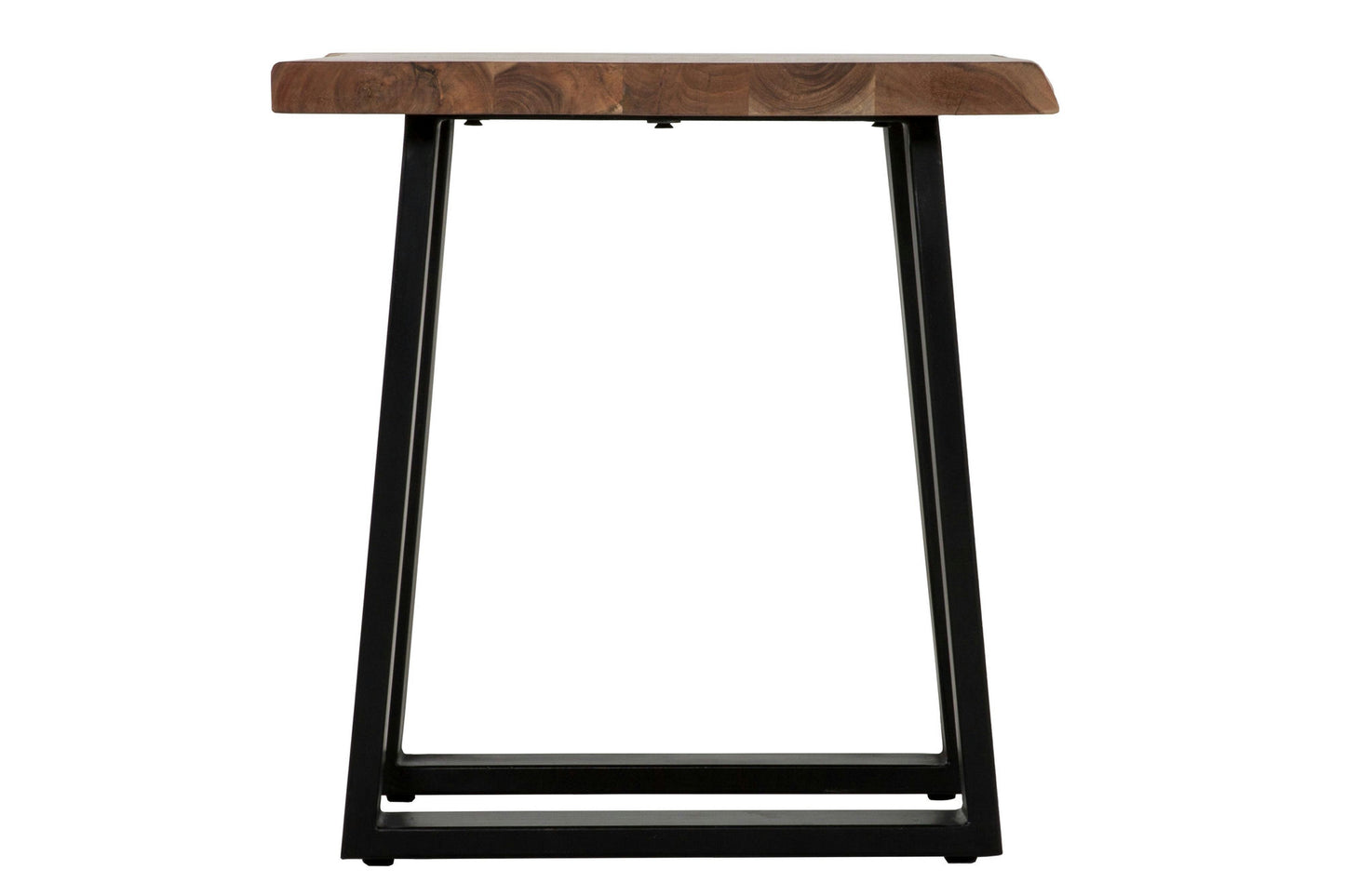 Hamilton Acacia Wood and Iron End Table