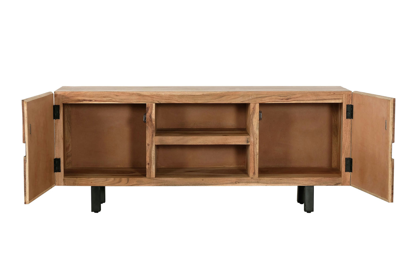 Heir 63â€ Acacia Wood Media Console with Storage
