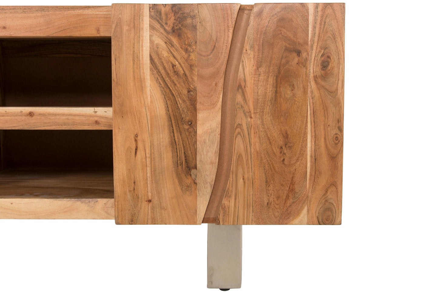 Josie Industrial Wood TV Console
