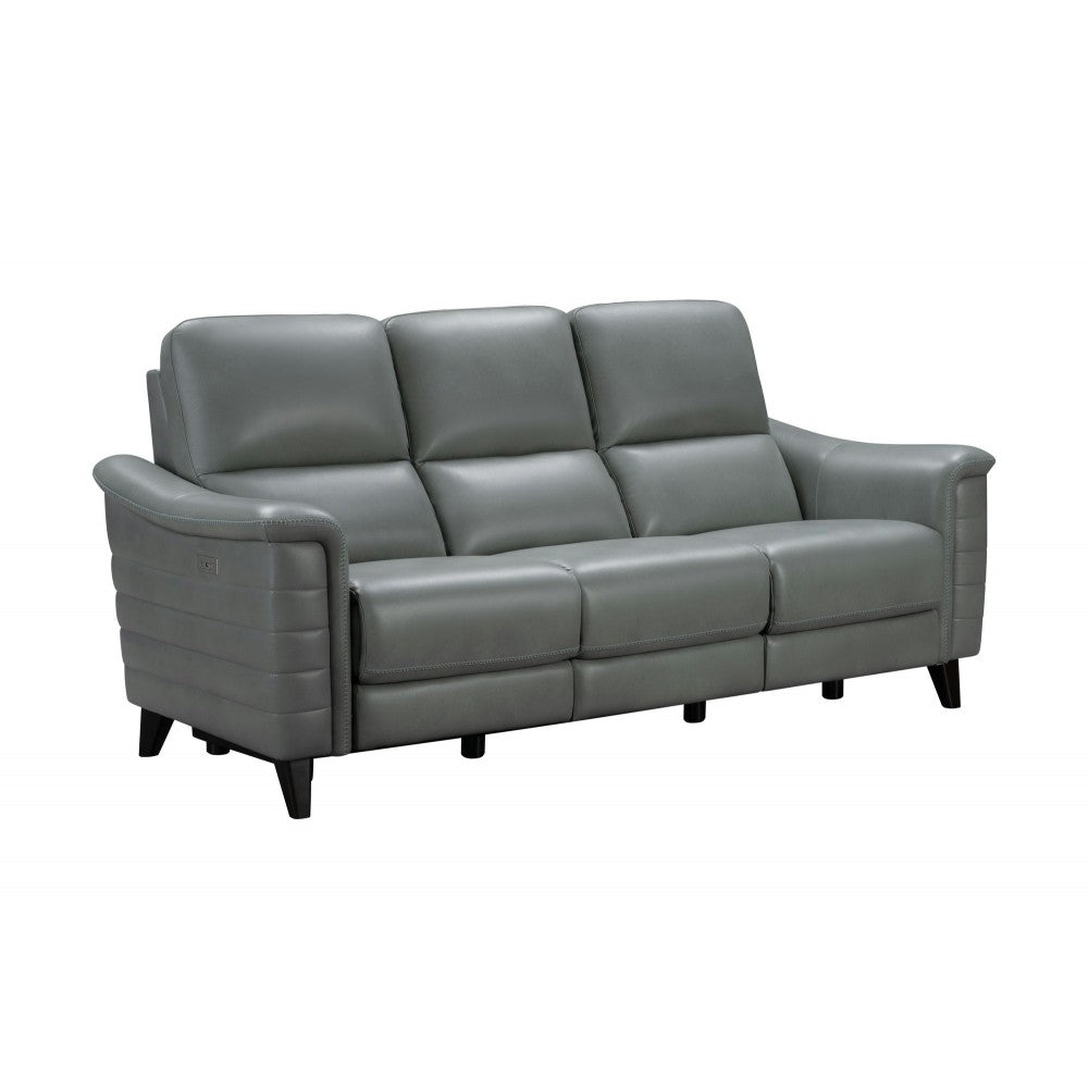 39PH-3081 Malone Power Reclining Sofa, Antonio Green Gray