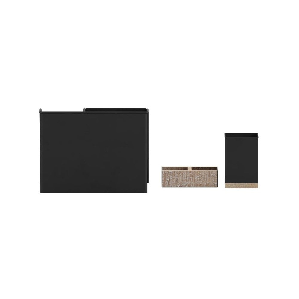 3PC Black Organizer Set