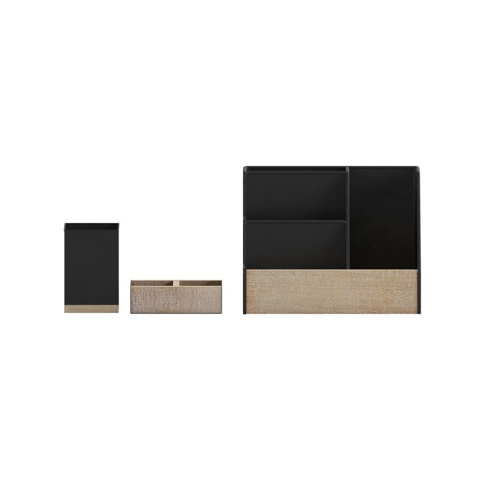 3PC Black Organizer Set