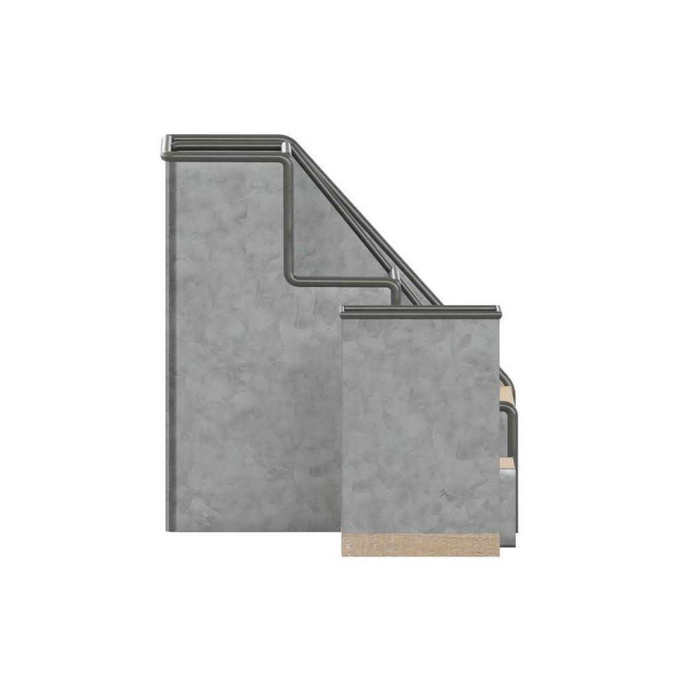 3PC Galvanized Organizer Set