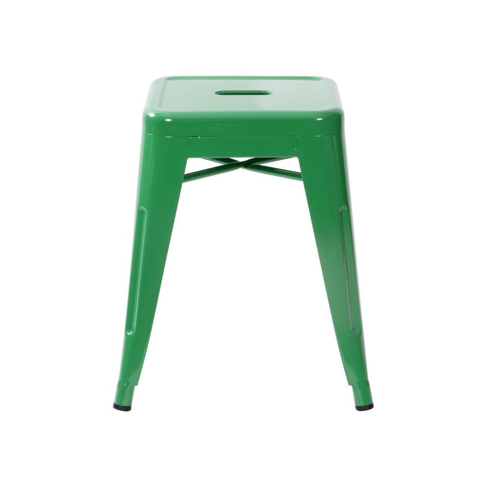 4 Pack Green Metal Stool