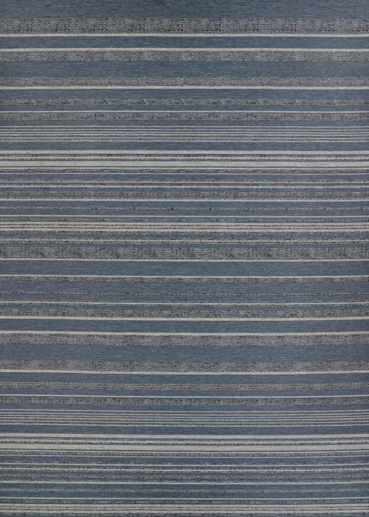 Couristan Dolce Cabana Stripe Alloy Runner Rug 2'3" x 7'10"