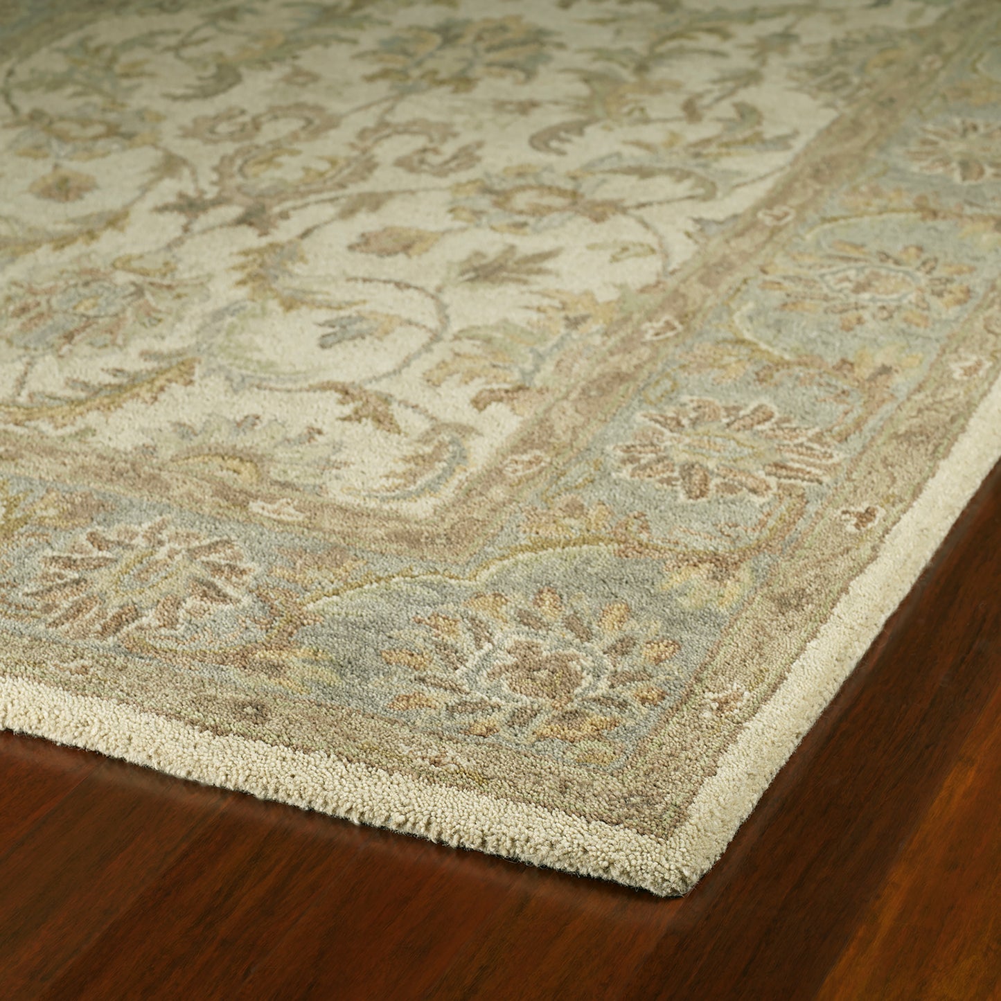 Kaleen Solomon Collection Ivory Mint Runner 2'6" x 8'