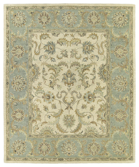 Kaleen Solomon Collection Ivory Mint Area Rug 9' x 12'