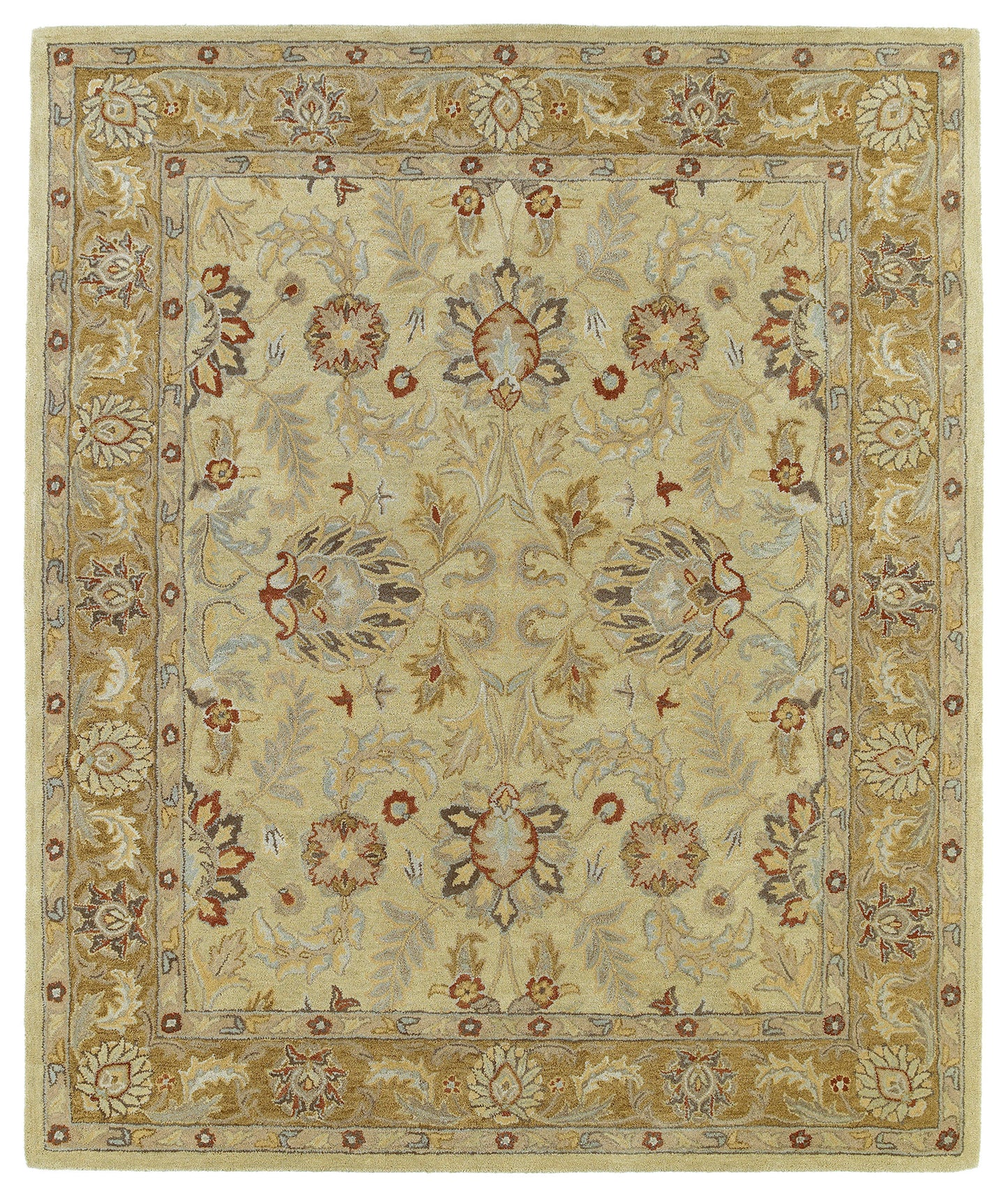 Kaleen Solomon Collection Gold Camel Area Rug 8' x 10'