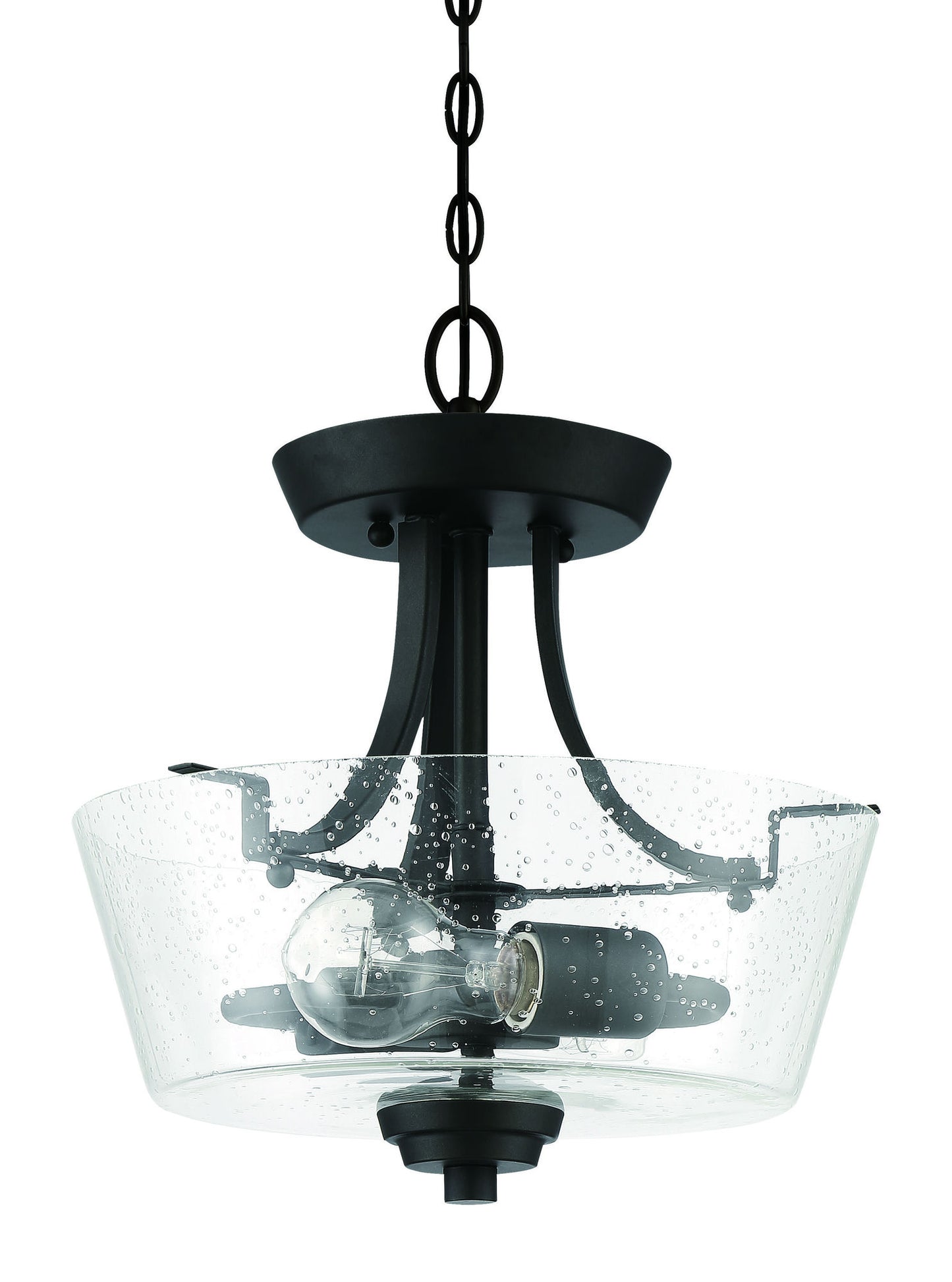 Grace 2 Light Convertible Semi Flush in Brushed Polished Nickel, 41952-ESP-CS