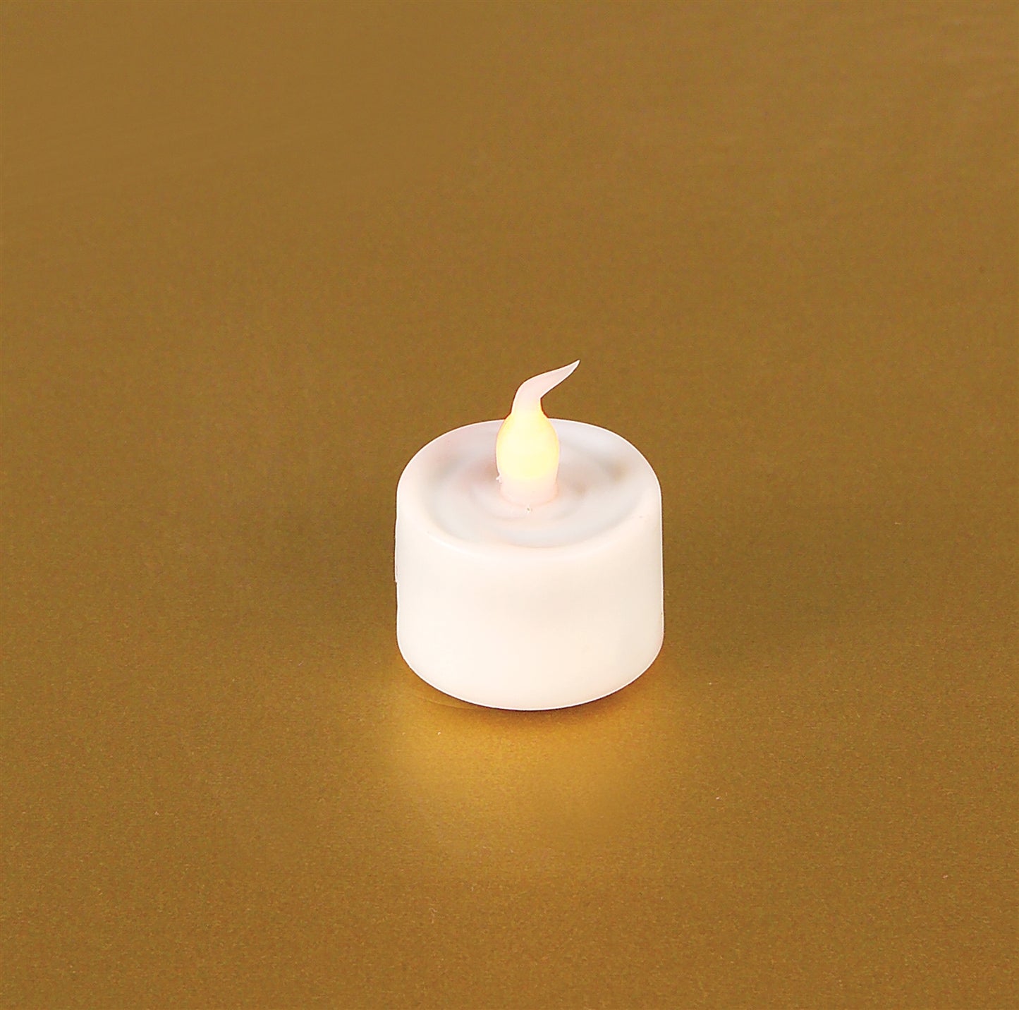 Led Flickering Tea Light W/6 Hr Timer (Set Of 12) 1"H Plastic