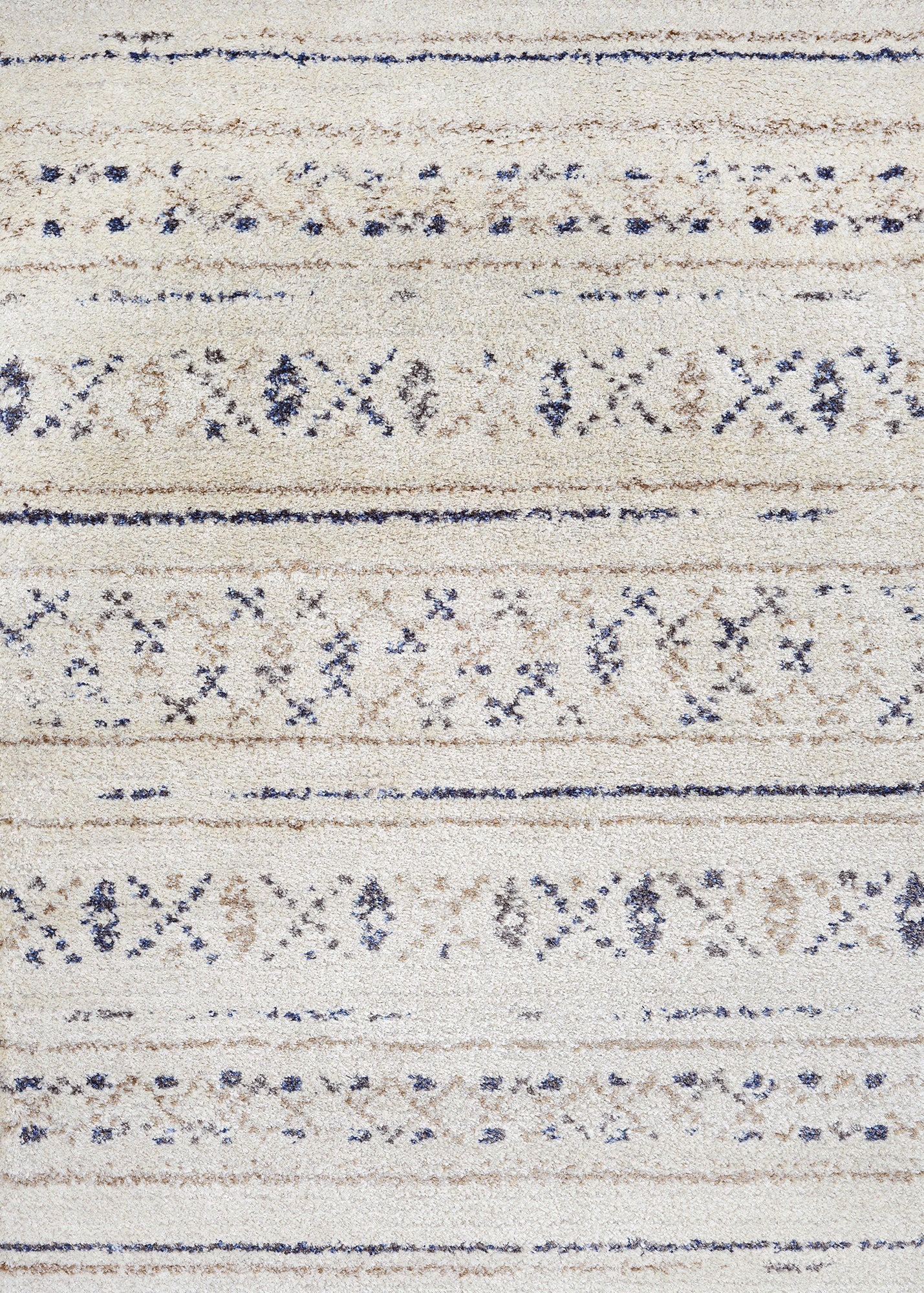 Couristan Bromley Novia Ivory-Caramel-Black Runner Rug 2'2" x 7'10"